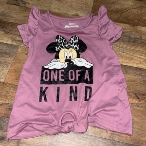 Disney Minnie Mouse “One Of A Kind” kids top